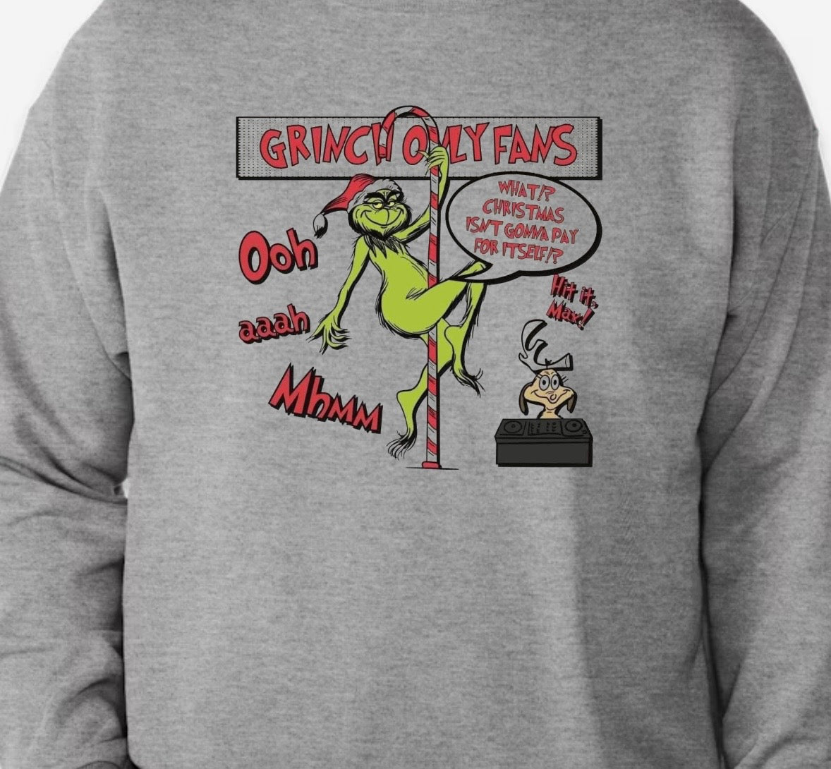 Crewneck Sweater-(S-XL) Grinch