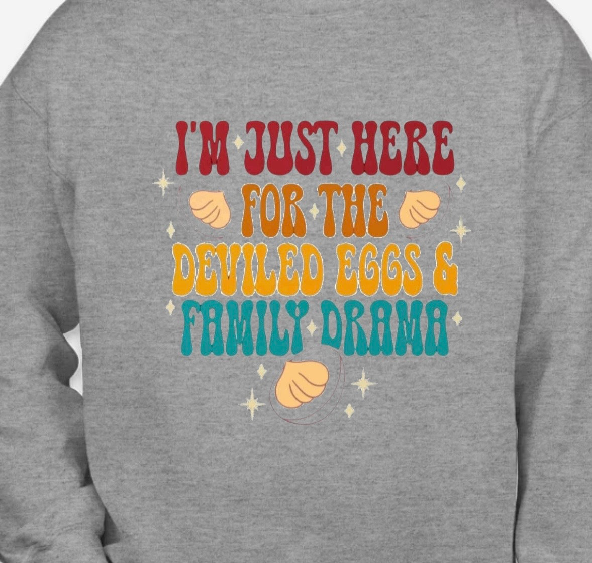 Crewneck Sweater-(2XL-3XL) Looking like a snack Pumpkin Pie (Thanksgiving)