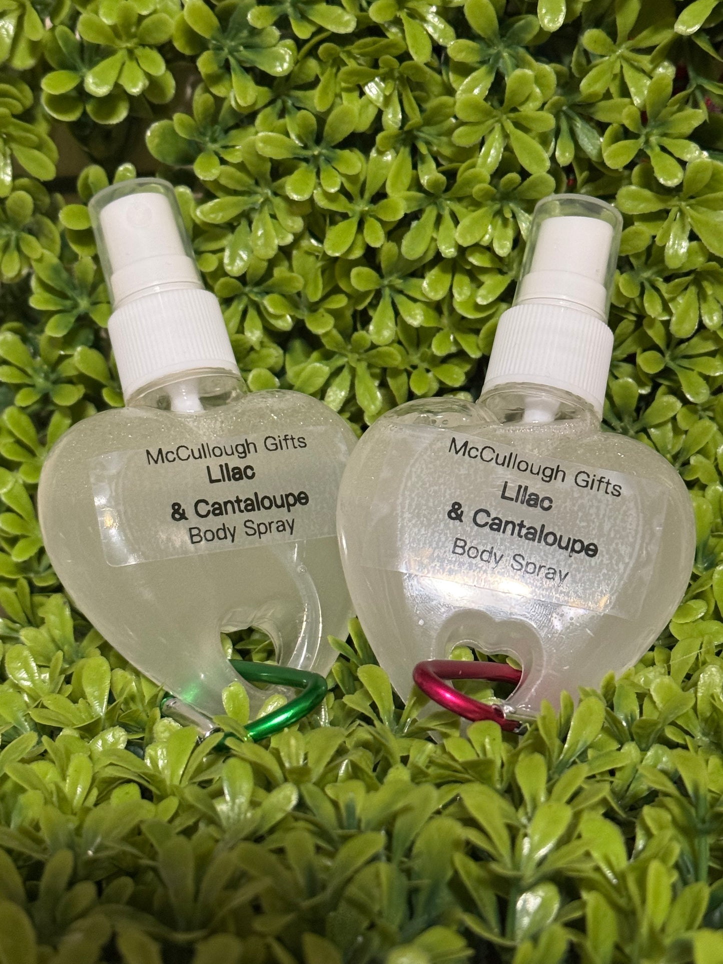 Lilac & Cantaloupe Body Spray keychain